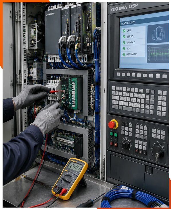 Ремонт систем ЧПУ Okuma OSP в Балакове